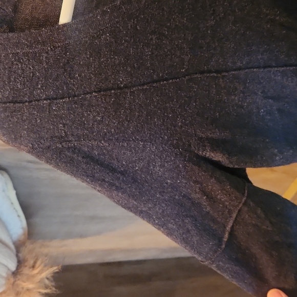 Toad & Co. Cardigan Women's Size S Gray Wool Blend Lightweight Pocket - Picture 5 of 5